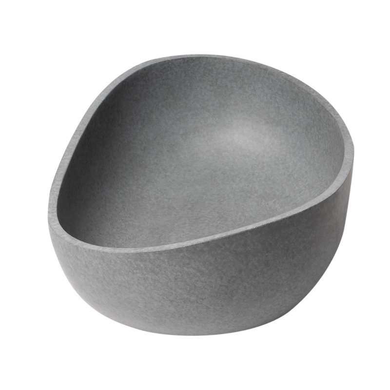 Alfi Brand 14.6'' Concrete Oval Bathroom Sink