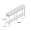 Essential 58.25'' W Solid Wood Console Table