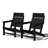 HDPE All-Weather Solid Panel Adirondack Chair-1040666705