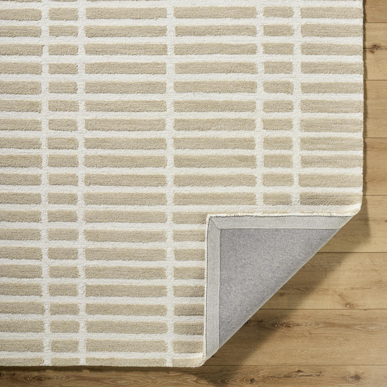 Wright Hand-Tufted Geometric Pattern Rug, Rectangle 2' x 3'