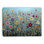 «Teal Garden Bloom», art mural sur toile tendue