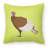 Turkey Hen Check Outdoor Throw Pillow-23813540-48710797
