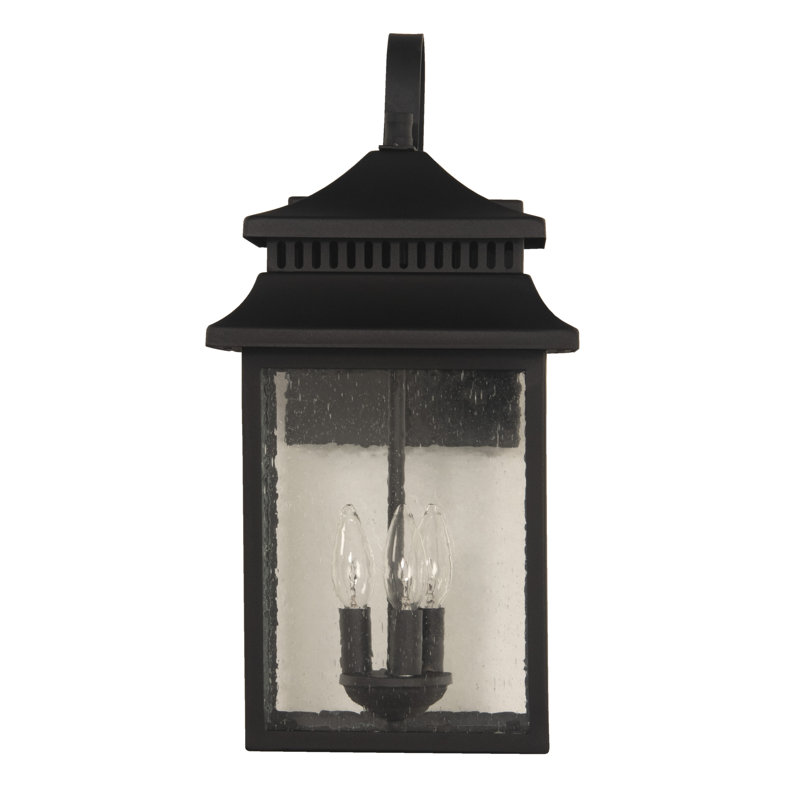 Crossbend Steel Wall Light, Matte Black