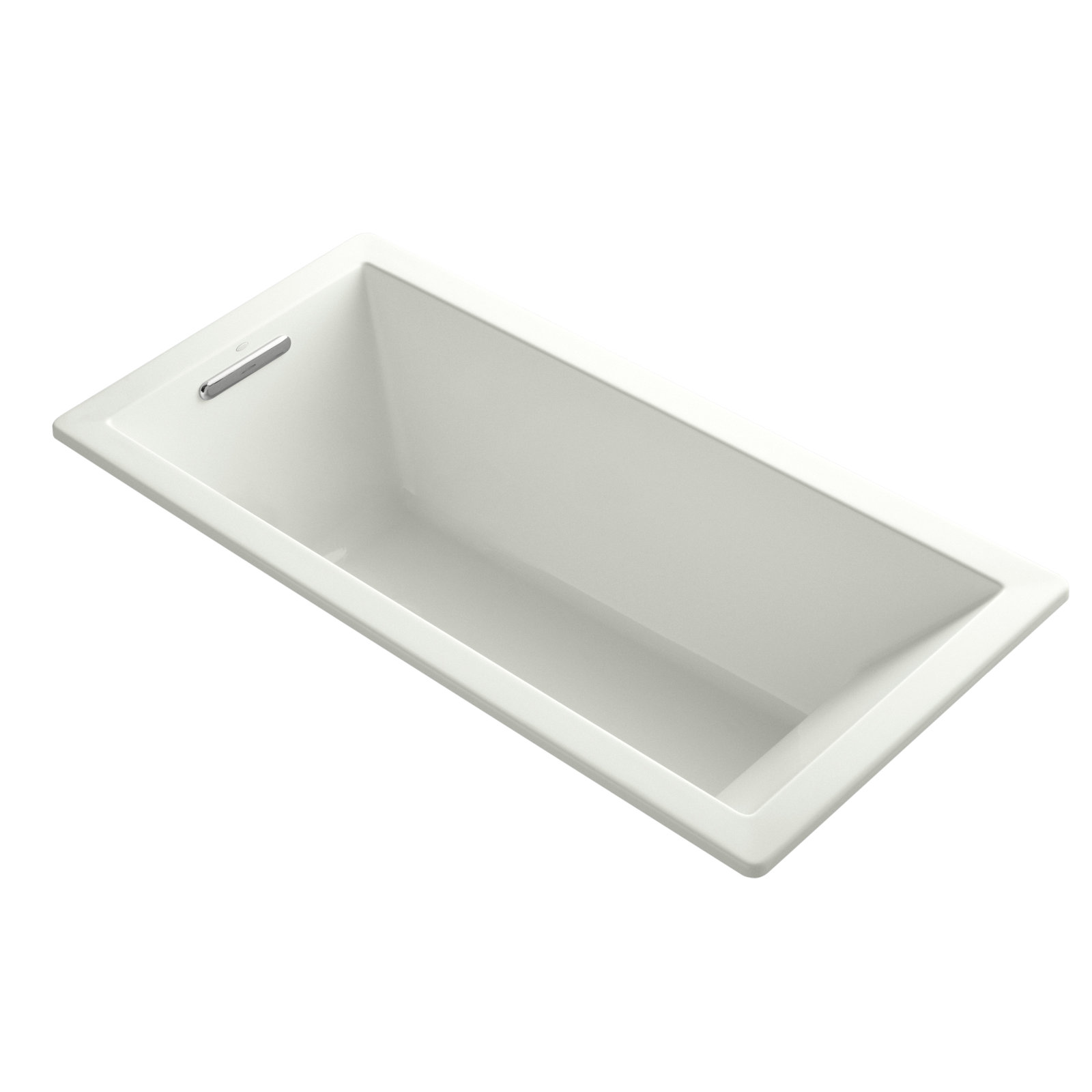Underscore 66" x 32" Undermount Soaking Acrylic Bathtub, Dune