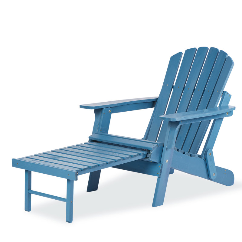 Chaise Adirondack pliante, Bleu
