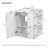 Bathroom Cabinet with sink and Side shelf