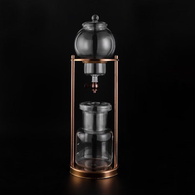 Cafetière 20,29 oz en acier inoxydable et verre borosilicaté Ice Cold Brew