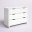 Commode moderne en bois massif 38 "avec 3 tiroirs Granville-86778332