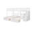 Full Over Twin & Twin Triple Bunk Bed, Wooden Frame with Drawers and Guardrails for Kids-1468973790