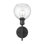 Applique murale 1 lumière Ealie en bronze champagne brossé avec verre transparent Ealie