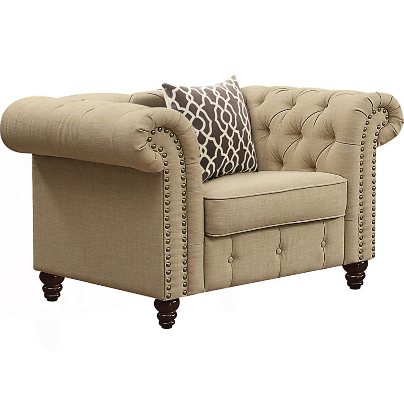 Chaise d'appoint avec coussin, chaise confortable