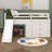 Full Size Low Loft Bed With Slide, Wood Bed Frame With Three Storage Drawers And Two Doors,No Box Spring Needed