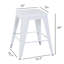 Tabouret à hauteur de comptoir 24 po, ensemble de 2 tabourets de bar en métal sans dossier, non empilable, amovible et facile à assembler, conception peu encombrante pour îlot de cuisine / bar / café / salle à manger-768049086-768049056-768049085