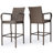 Lansdale Iron,Polyethylene (Pe) Wicker Outdoor 29.90'' Bar Stool-446008875