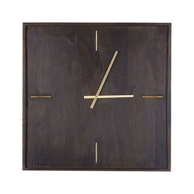 Drumourne Solid Wood Wall Clock