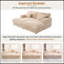 Double chaise longue avec deux coussins de soutien, ports USB et porte-gobelets-1850573401