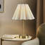 Lampe de table d'appoint à contrôle de prise et à intensité variable avec prise de courant dorée Voir ci-dessous