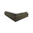 Large Arm Leather Match Upholstery Modular Sectional
