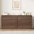 Compact Walnut Nightstand with 3 Drawers – 30” Tall Secure Side Table. Perfect as a . Living Room. or Entryway Accent