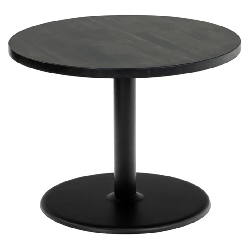 Ensemble de table ronde 36 "avec chaises, Vert / noir, Brun