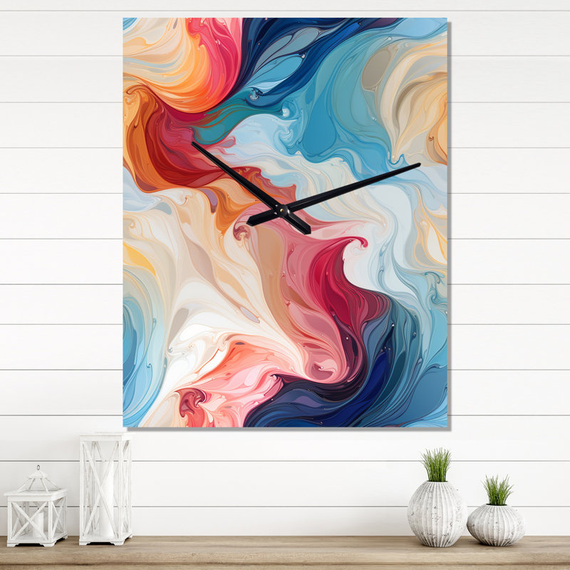 Janluis - Horloge murale glam, Moyen