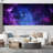 Planet In Outer Space Galaxy Peel & Stick Border-93867488