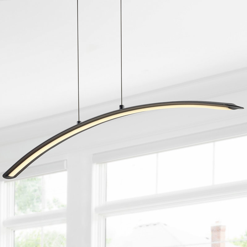 Creedmoor 1 - Light LED Kitchen Island Pendant, Black