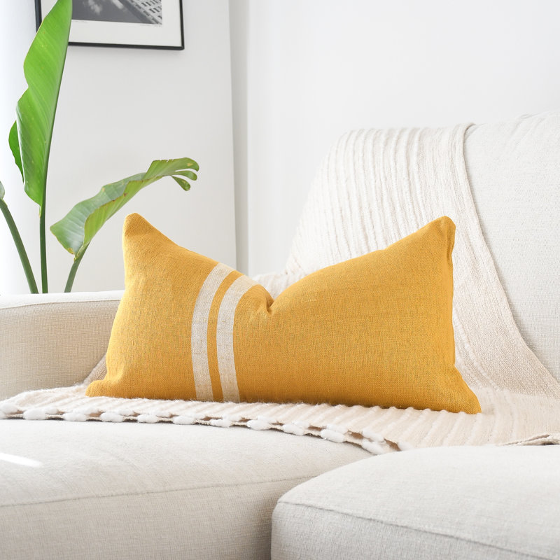 Textured Linen Lumbar