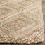 Tapis en jute tissé à la main Abrahams-17990056