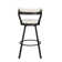 Laub Swivel Upholstered Counter Stool with Metal Frame