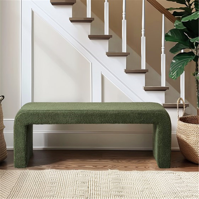 Banc moderne rembourré avec cascade moderne Boucle