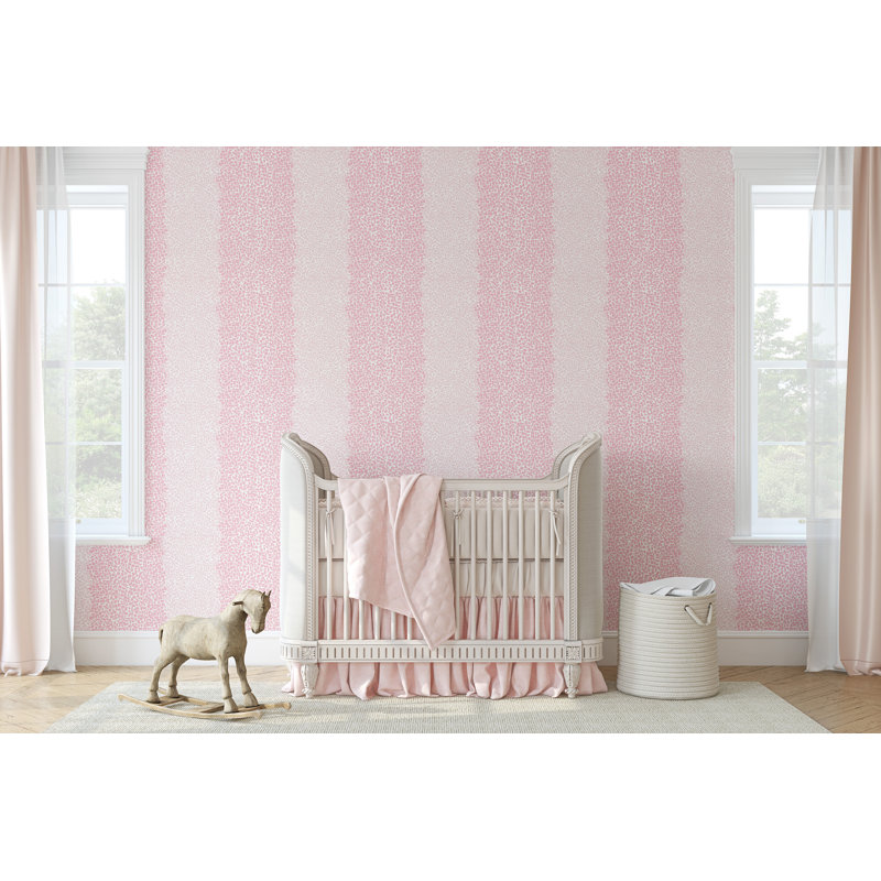 Fifty States Shagreen 10' L x 24" W Wallpaper Roll, Blush, Non-pasted, Paper