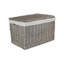 Wicker Storage Hamper Basket with Lining-1199889054-1199889050