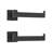 10-Pieces Matte Black Bathroom Accessories Set