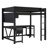 Luminest Multifunctional Loft Bed with Built-in Desk and Storage Solutions-118858654