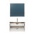 Wall Mounted Bathroom Vanity with Ceramic Sink