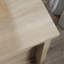 Table de chevet, finition brune