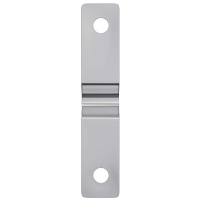 Vidaxl Strike Plate Wall-Mounted Silver Iron Cabinet Accessory Fittings Door