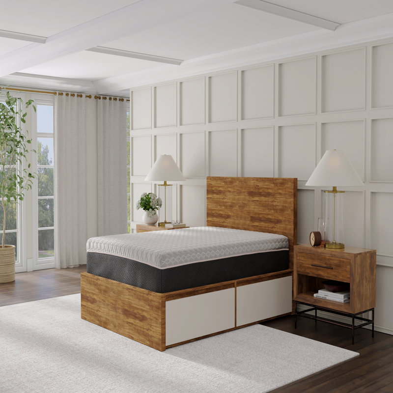Matelas hybride en mousse viscoélastique 12 pouces, 12"