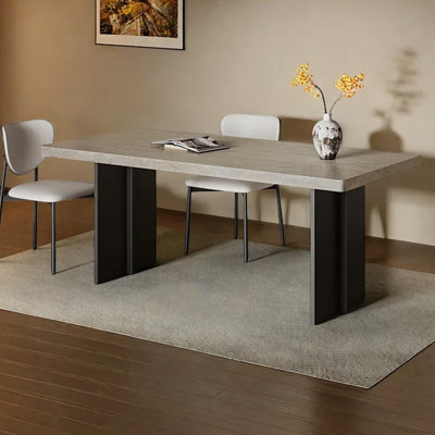 Simple style retro dining table