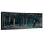«Moody Night Forest», art mural chambre à coucher bleu marine, impression numérique sur toile giclée sur toile-111654053-111654055