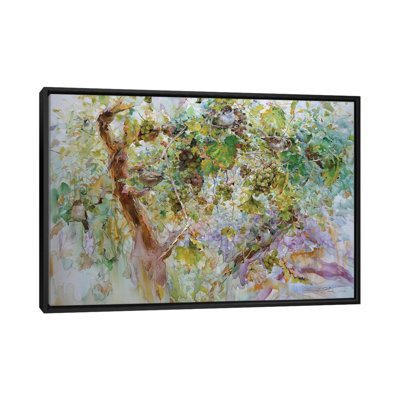 Sparrows And Grapes by Igor Zhuk - Painting on Canvas