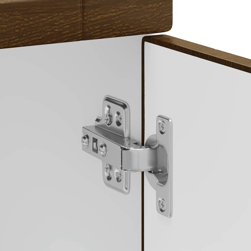 Asahel Base Unit, 30 x 46 x 81.5 cm, Brown Oak