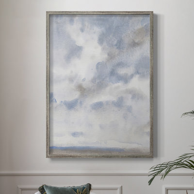 Sky Blue III  Framed Print - Solid Wood