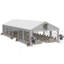 20 Ft x 40 Ft Outdoor White Party Tent with Windows-88880167