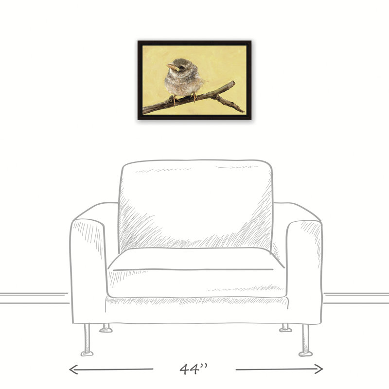" Little Bird ", 12" H x 18" W, Wrapped Canvas