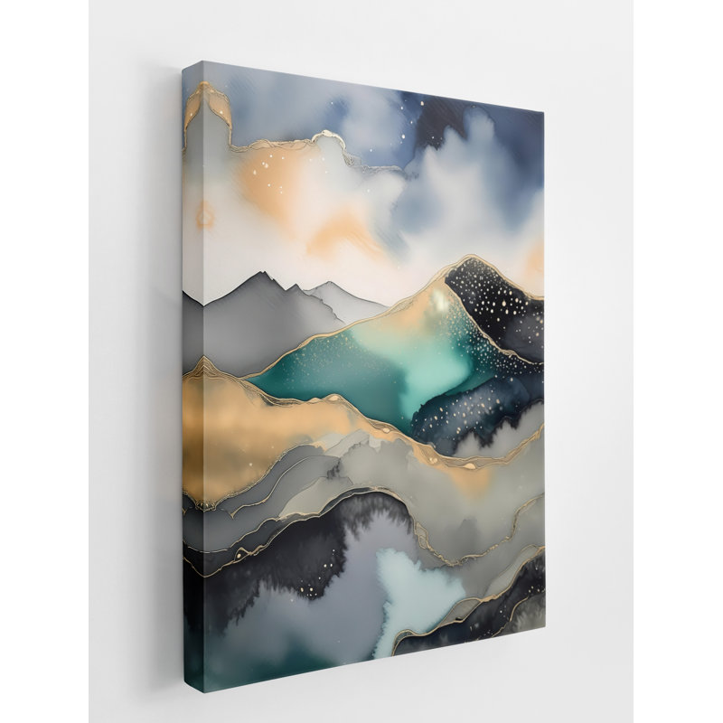 Peaking At The Heavens, 40" H x 30" W