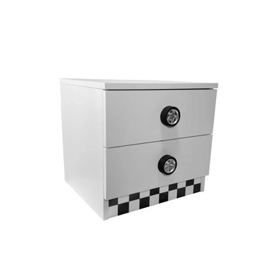 Commode Kelecik Turbo Star, commode pour enfants, mobilier de chambre de course, organisation de chambre d'enfant
