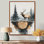 «Graidy Deer Guardian Of The Forest I», reproductions encadrées