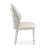 Lisbon Chenille Dining Side Chair - Opal/Matte Cream